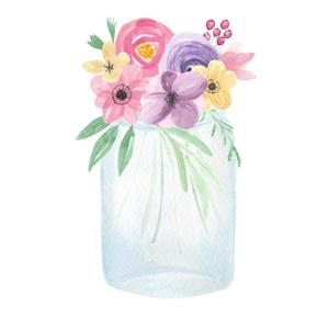 Spring Bloom Jars
