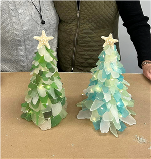 Sea glass tree