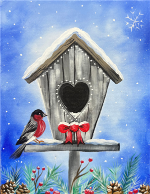 Paint night winter  Paint night winter