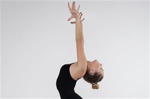 Modern dancer pose